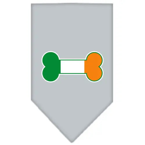 Bone Flag Ireland Screen Print Bandana Grey Large Default Title