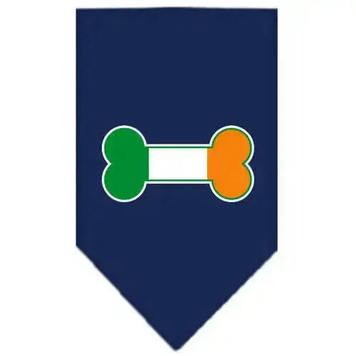Bone-Flag-Ireland-Screen-Print-Bandana-Navy-Blue-Large-GreatEagleInc-319345784