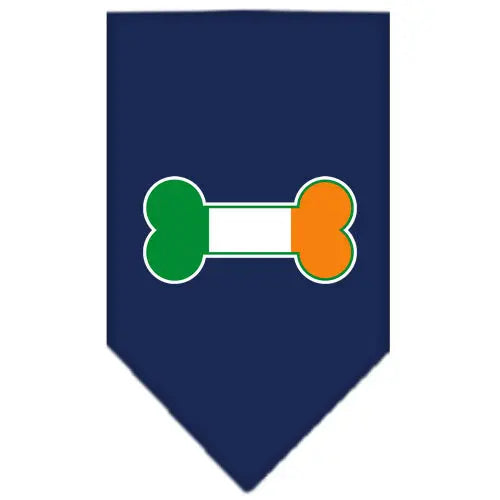 Bone Flag Ireland Screen Print Bandana Navy Blue Large Default Title