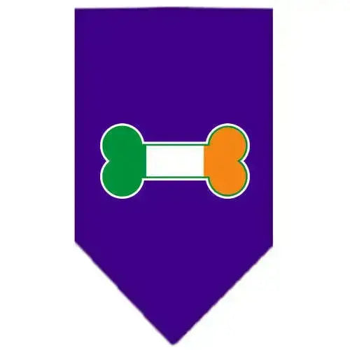 Bone-Flag-Ireland-Screen-Print-Bandana-Purple-Small-GreatEagleInc-319344414