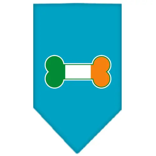 Bone Flag Ireland Screen Print Bandana Turquoise Large Default Title