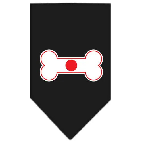 Bone Flag Japan Screen Print Bandana Black Large Default Title