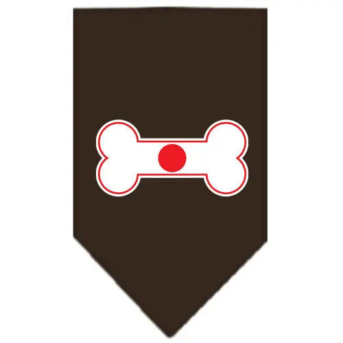 Bone Flag Japan Screen Print Bandana Cocoa Large Default Title