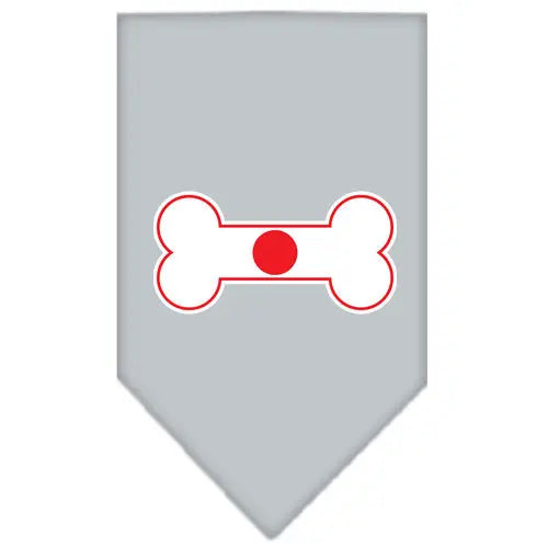 Bone Flag Japan Screen Print Bandana Grey Small Default Title