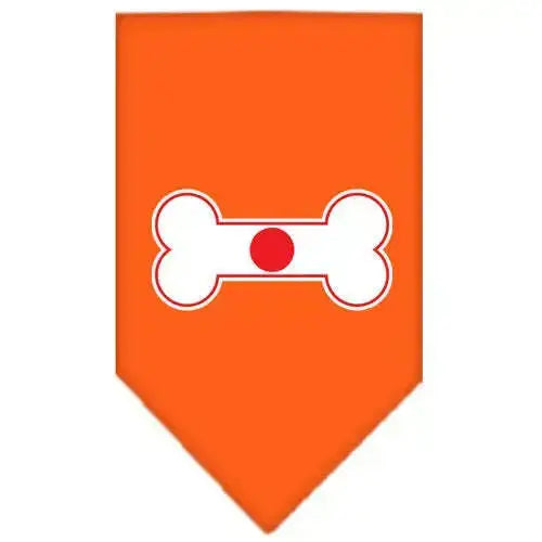 Bone-Flag-Japan-Screen-Print-Bandana-Orange-Large-GreatEagleInc-333823480