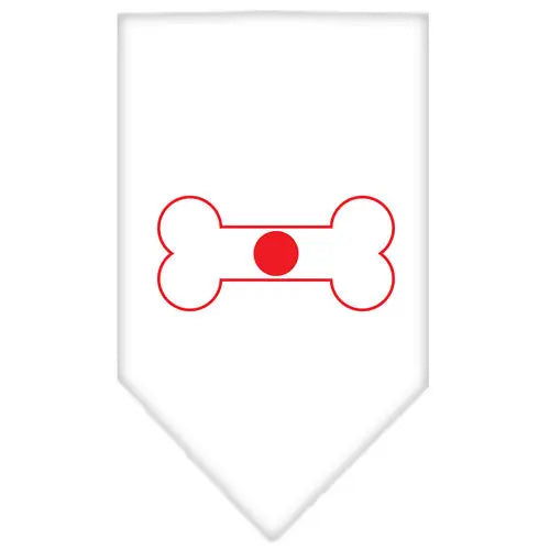 Bone Flag Japan Screen Print Bandana White Small Default Title