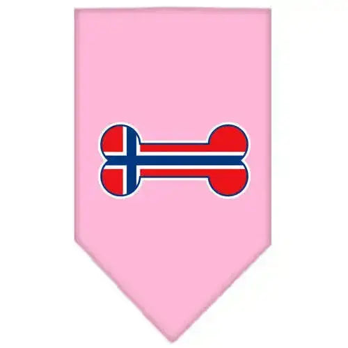 Bone-Flag-Norway-Screen-Print-Bandana-Light-Pink-Large-GreatEagleInc-319840012