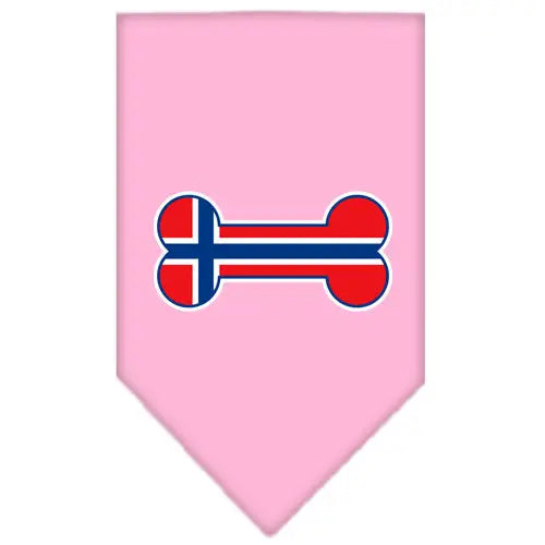 Bone Flag Norway Screen Print Bandana Light Pink Large Default Title