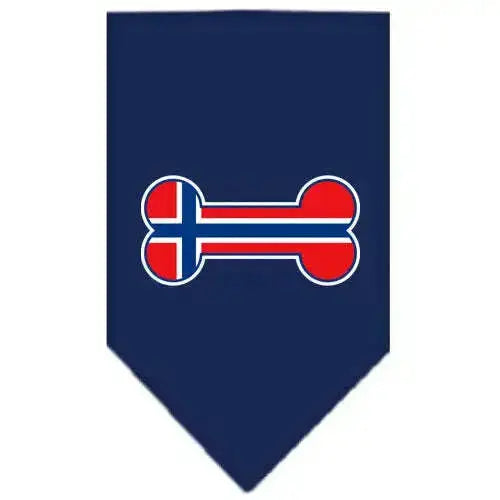 Bone-Flag-Norway-Screen-Print-Bandana-Navy-Blue-Small-GreatEagleInc-319839384
