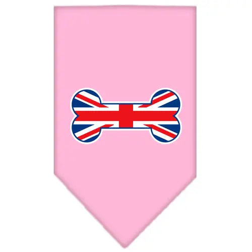 Bone Flag Uk Screen Print Bandana Light Pink Large Default Title