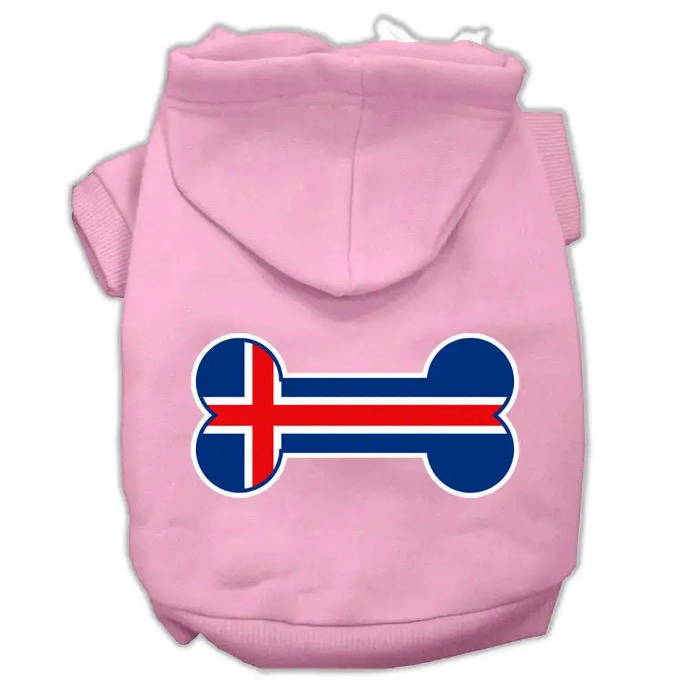 Bone-Shaped-Iceland-Flag-Screen-Print-Pet-Hoodies-Light-Pink-Size-Xs-GreatEagleInc-319432246