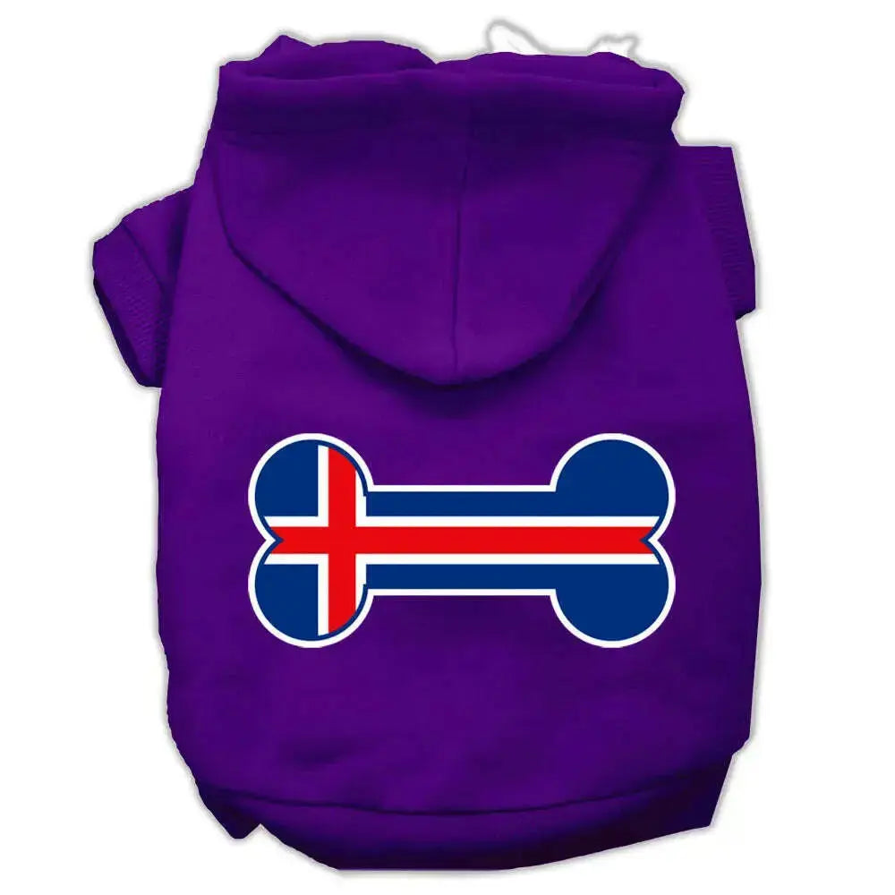 Bone-Shaped-Iceland-Flag-Screen-Print-Pet-Hoodies-Purple-Size-Xs-GreatEagleInc-319432165