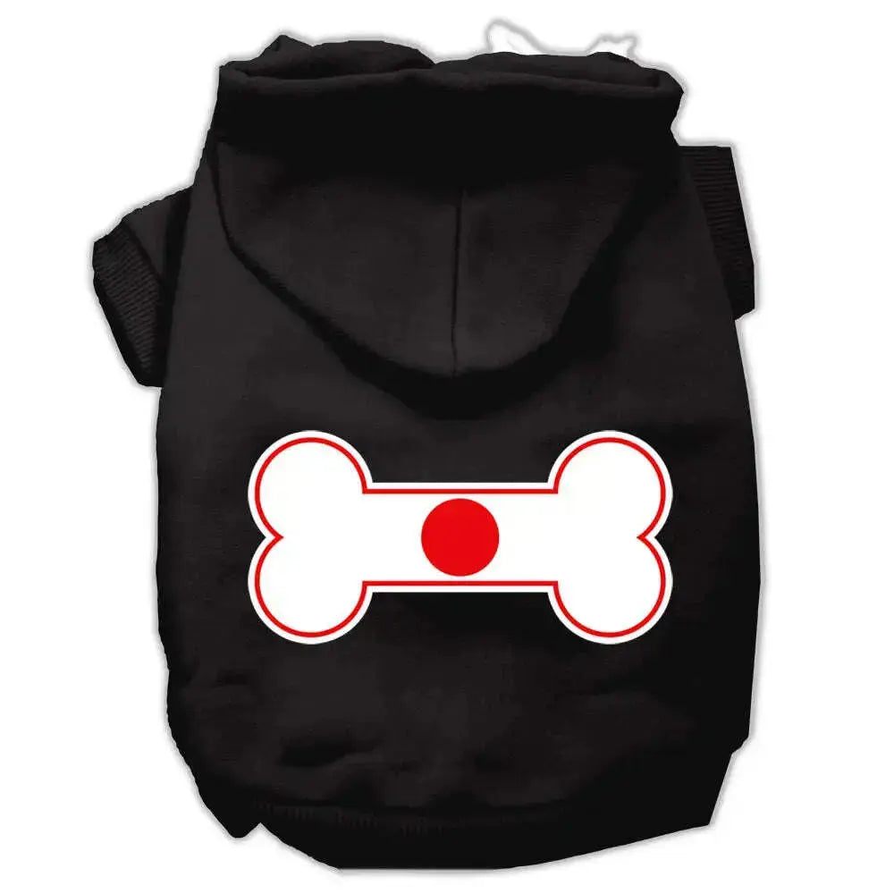 Bone-Shaped-Japan-Flag-Screen-Print-Pet-Hoodies-Black-Xxxl-GreatEagleInc-333898743