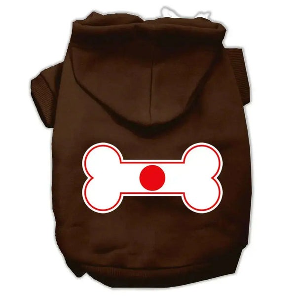 Bone-Shaped-Japan-Flag-Screen-Print-Pet-Hoodies-Brown-Xl-GreatEagleInc-333721848