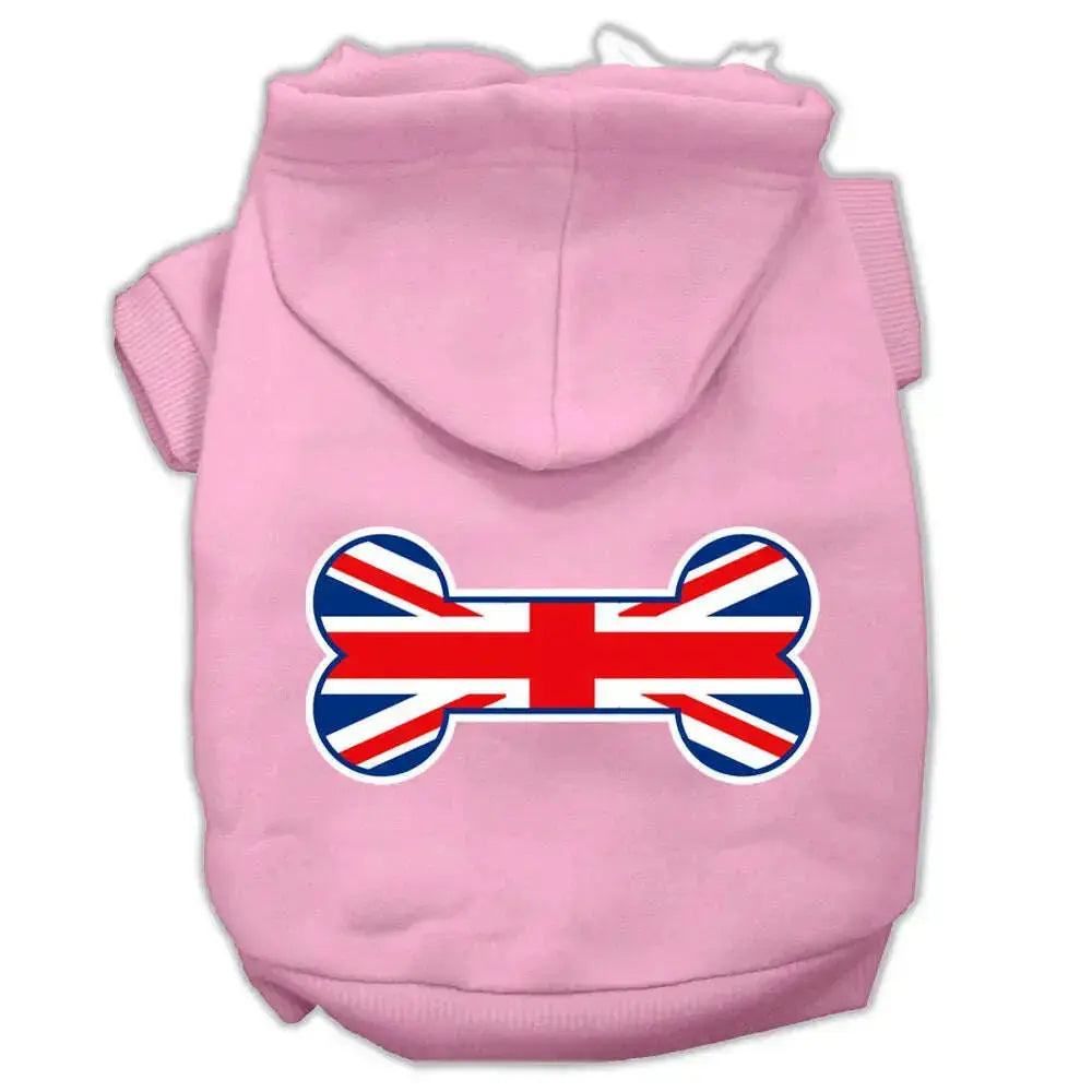 Bone-Shaped-United-Kingdom-_union-Jack_-Flag-Screen-Print-Pet-Hoodies-Light-Pink-Size-Xxxl-GreatEagleInc-318754919