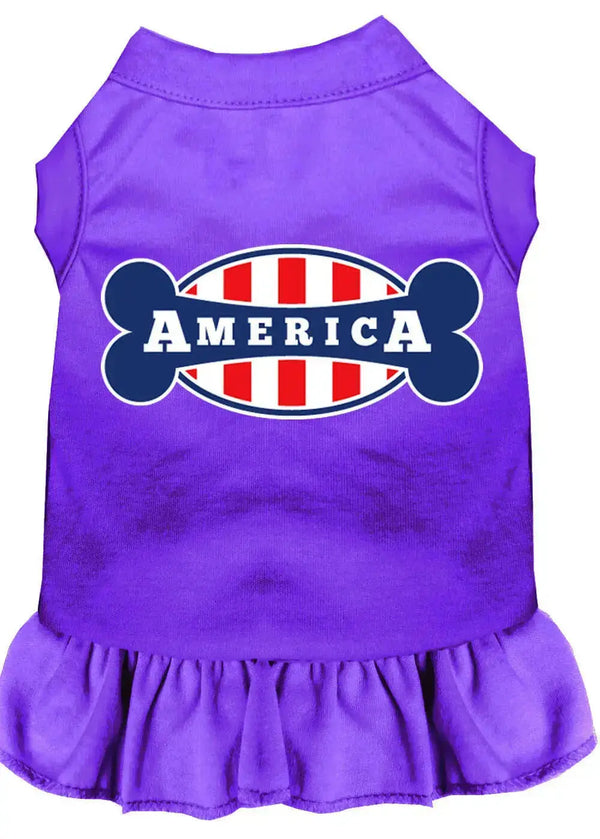 Bonely-In-America-Screen-Print-Dress-Purple-Xxl-GreatEagleInc-333605667