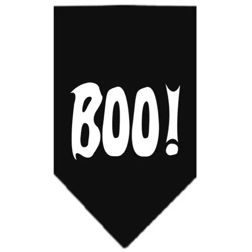 Boo! Screen Print Bandana Black Small Default Title