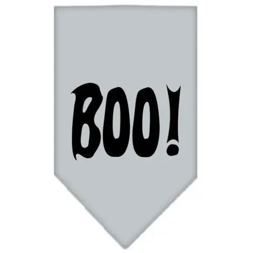Boo! Screen Print Bandana Grey Large Default Title