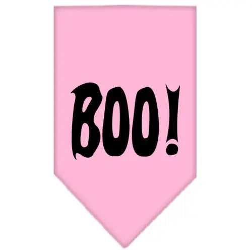 Boo! Screen Print Bandana Light Pink Large Default Title