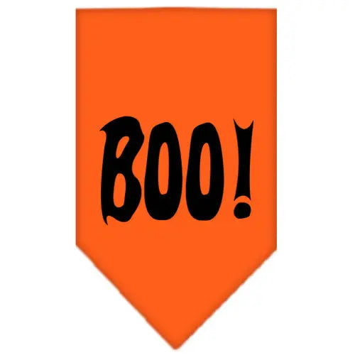 Boo! Screen Print Bandana Orange Small Default Title
