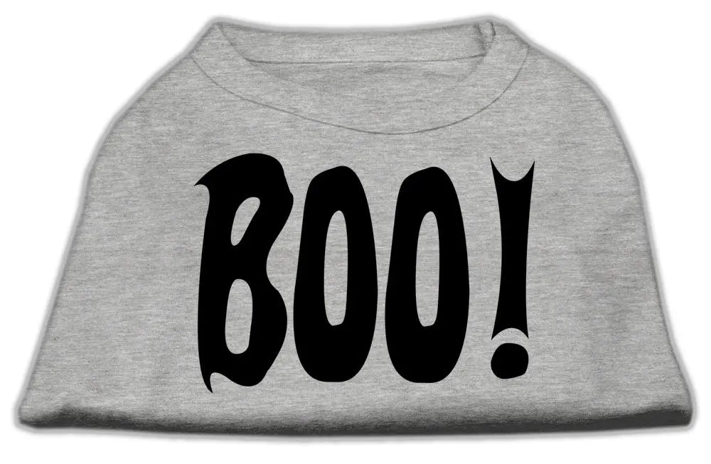 Boo! Screen Print Shirts Grey Xxxl Default Title