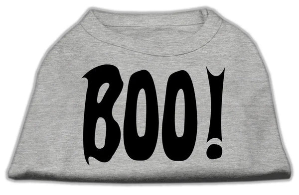Boo! Screen Print Shirts Grey Xxxl Default Title