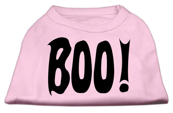 Boo! Screen Print Shirts Light Pink Xs Default Title