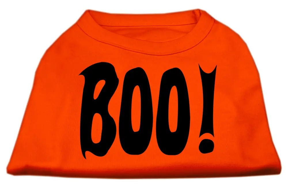 Boo! Screen Print Shirts Orange Xxxl Default Title