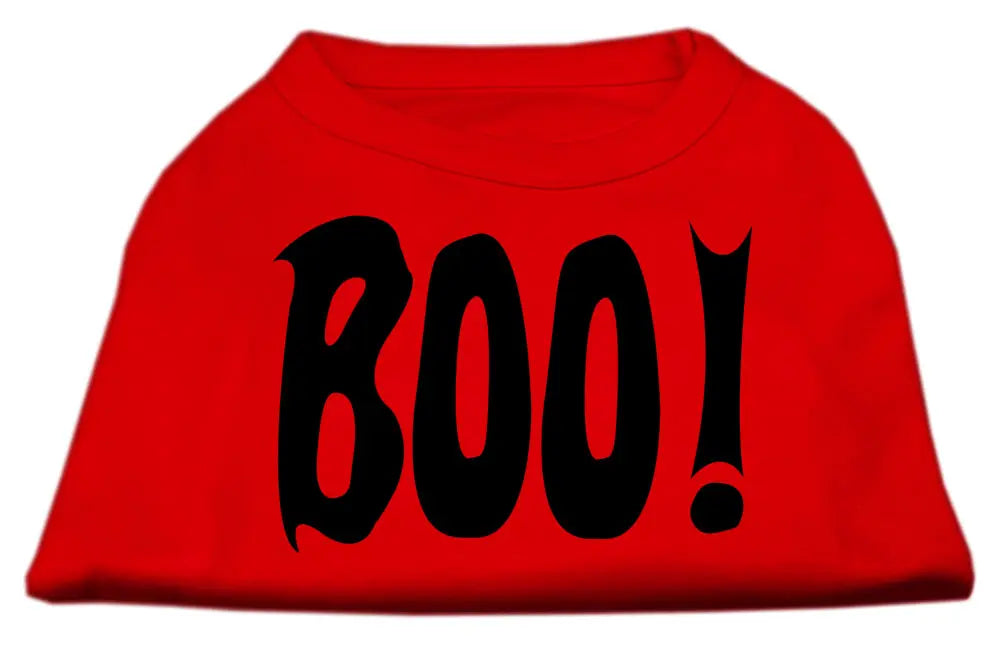 Boo! Screen Print Shirts Red Xl Default Title