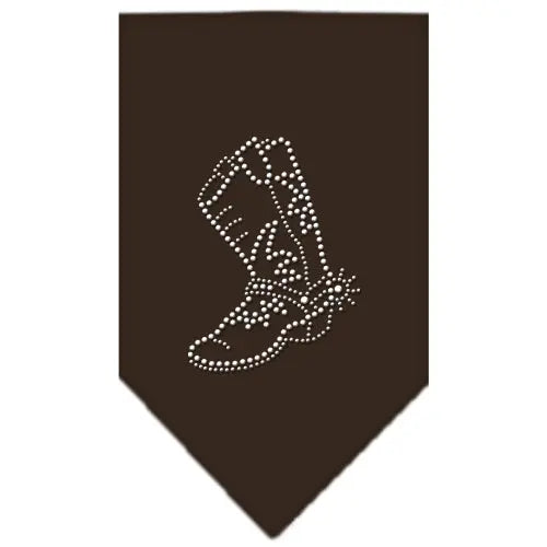 Boot Rhinestone Bandana Cocoa Large Default Title