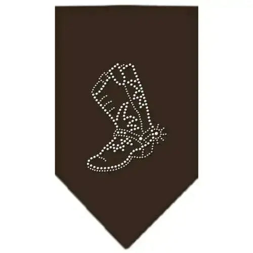 Boot-Rhinestone-Bandana-Cocoa-Large-GreatEagleInc-319070851