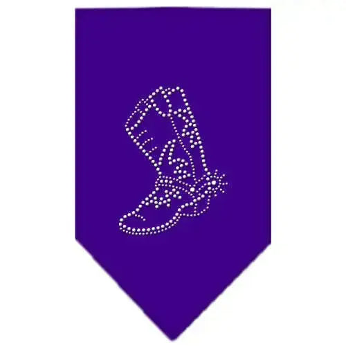 Boot-Rhinestone-Bandana-Purple-Small-GreatEagleInc-319068989