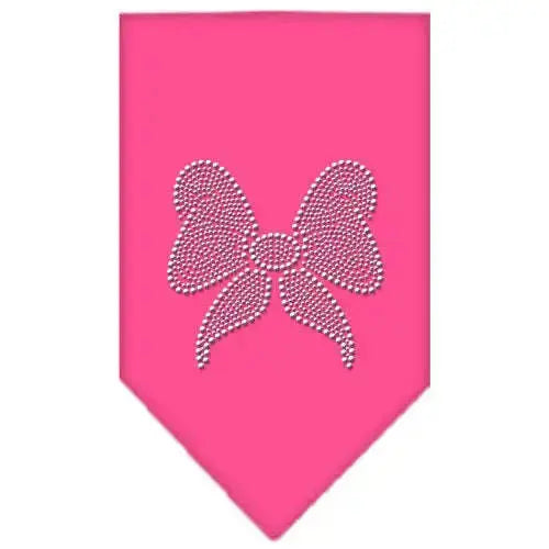 Bow-Rhinestone-Bandana-Bright-Pink-Small-GreatEagleInc-319067268