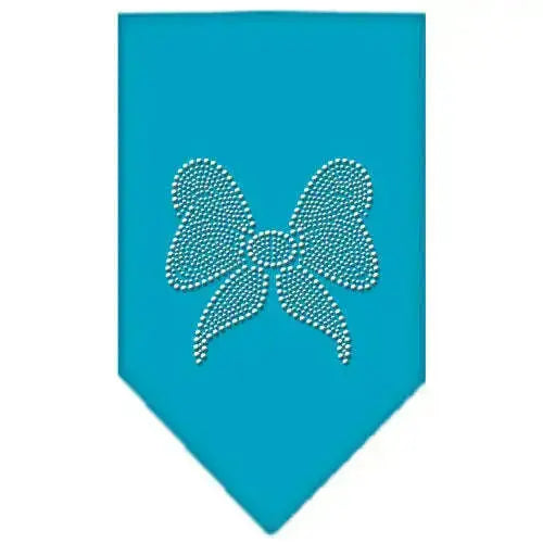 Bow-Rhinestone-Bandana-Turquoise-Large-GreatEagleInc-319067548
