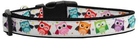 Bright Owls Nylon Ribbon Collars Medium Default Title