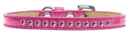 Bright-Pink-Crystal-Size-12-Pink-Puppy-Ice-Cream-Collar-GreatEagleInc-319622154