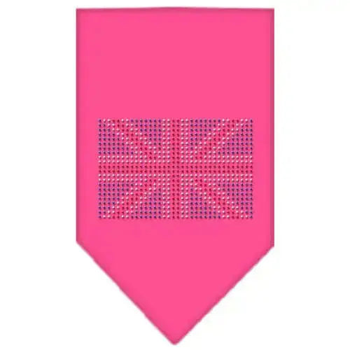 British-Flag-Rhinestone-Bandana-Bright-Pink-Small-GreatEagleInc-319065059