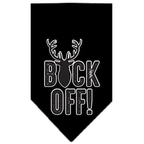 Buck-Off-Screen-Print-Bandana-Black-Large-GreatEagleInc-334288722