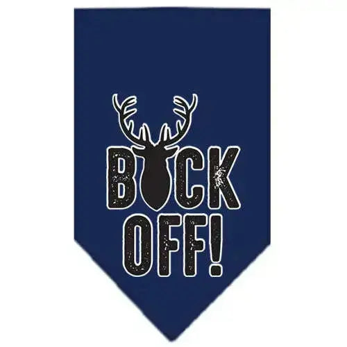 Buck-Off-Screen-Print-Bandana-Navy-Blue-Small-GreatEagleInc-334290333