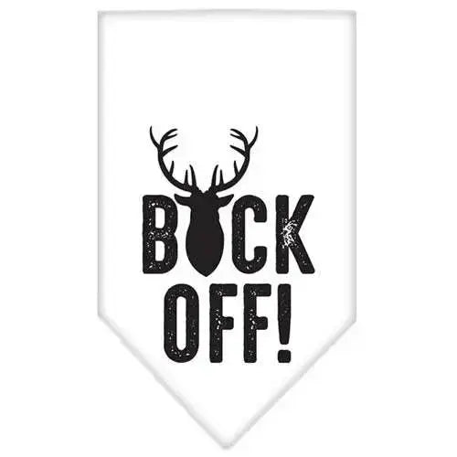 Buck-Off-Screen-Print-Bandana-White-Large-GreatEagleInc-334289877