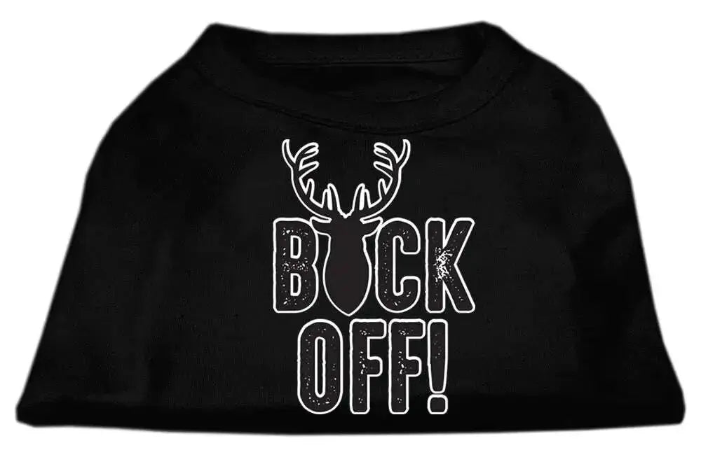 Buck-Off-Screen-Print-Dog-Shirt-Black-Xl-GreatEagleInc-334307928