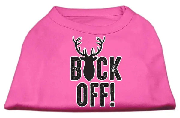 Buck-Off-Screen-Print-Dog-Shirt-Bright-Pink-Xxl-GreatEagleInc-334310329