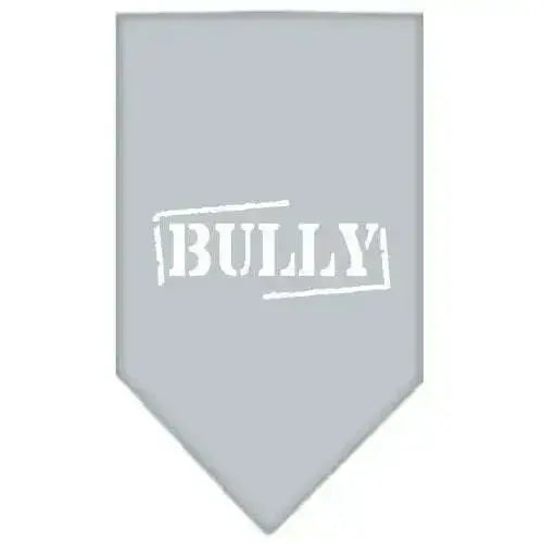 Bully-Screen-Print-Bandana-Grey-Small-GreatEagleInc-333820358