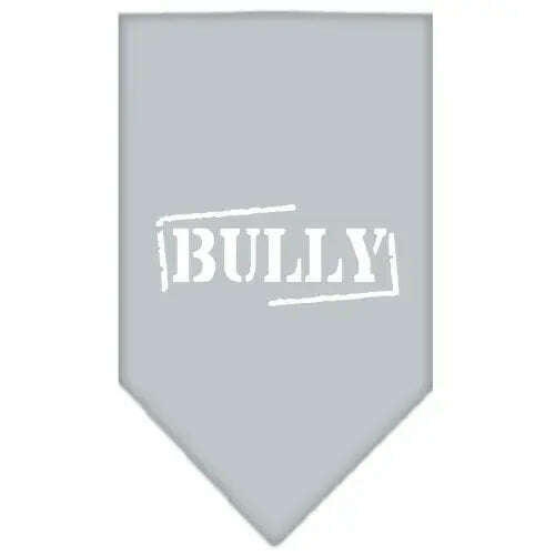 Bully-Screen-Print-Bandana-Grey-Small-GreatEagleInc-333820384