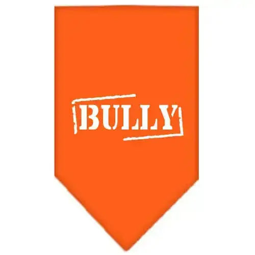 Bully-Screen-Print-Bandana-Orange-Small-GreatEagleInc-333942224