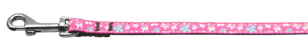Butterfly Nylon Ribbon Collar Pink 3/8 Wide 4ft Lsh Default Title