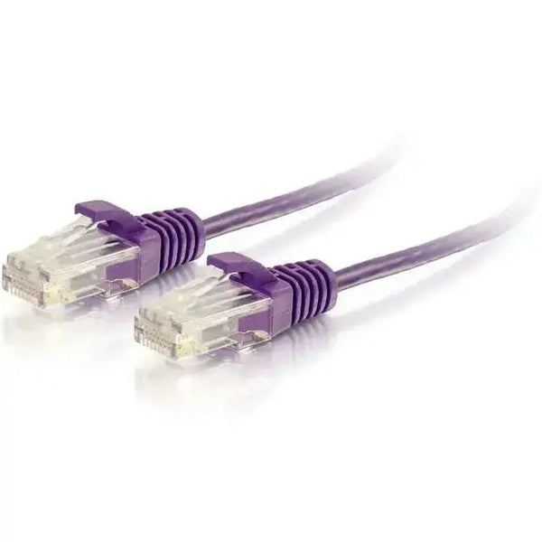 C2G-3ft-Cat6-Snagless-Unshielded-_UTP_-Slim-Ethernet-Network-Patch-Cable-Purple-C2G-335168789