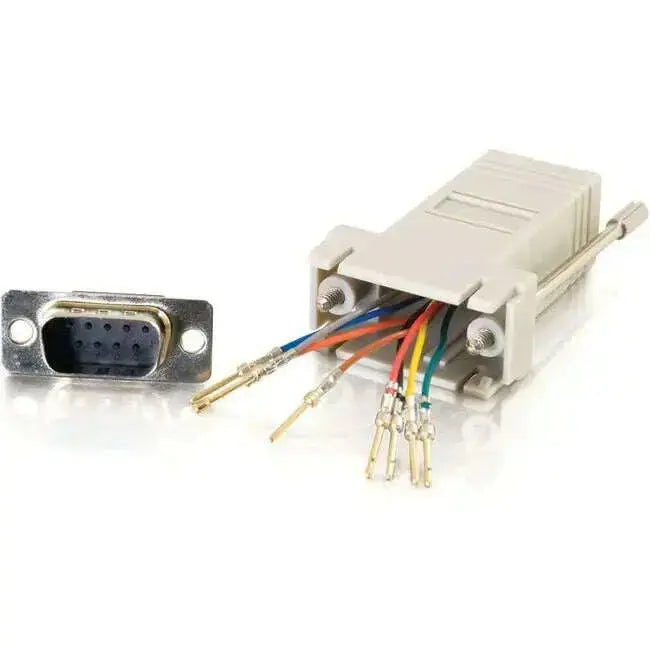 C2G-RJ45-to-DB9-Male-Modular-Adapter-Gray-C2G-334858725
