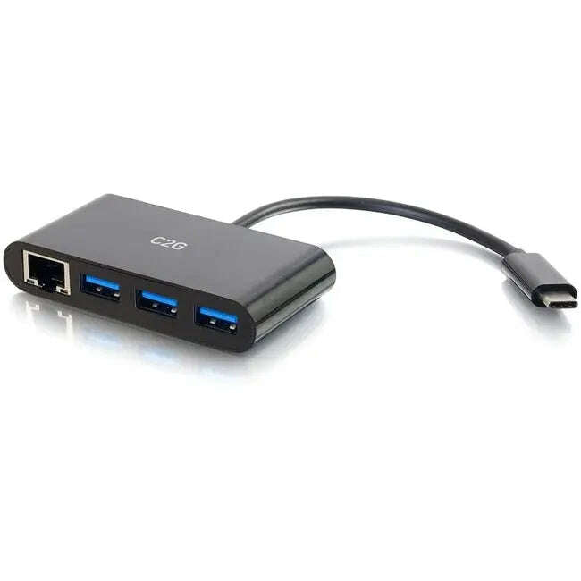 C2G-USB-C-Ethernet-and-3-Port-USB-A-Hub-Black-C2G-334369457