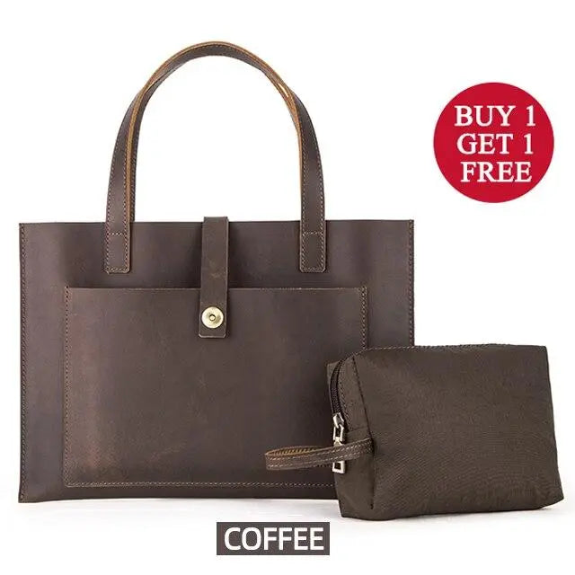 CONTACT'S FAMILY Genuine Leather Laptop Sleeve Case Bag For 12 15.6 16 inch 2020 Notebook Handbag For Macbook Air Pro 13.3" 15"